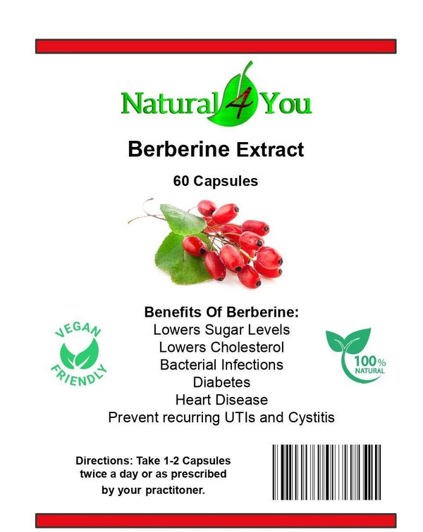 Berberine Extract 60 Capsules