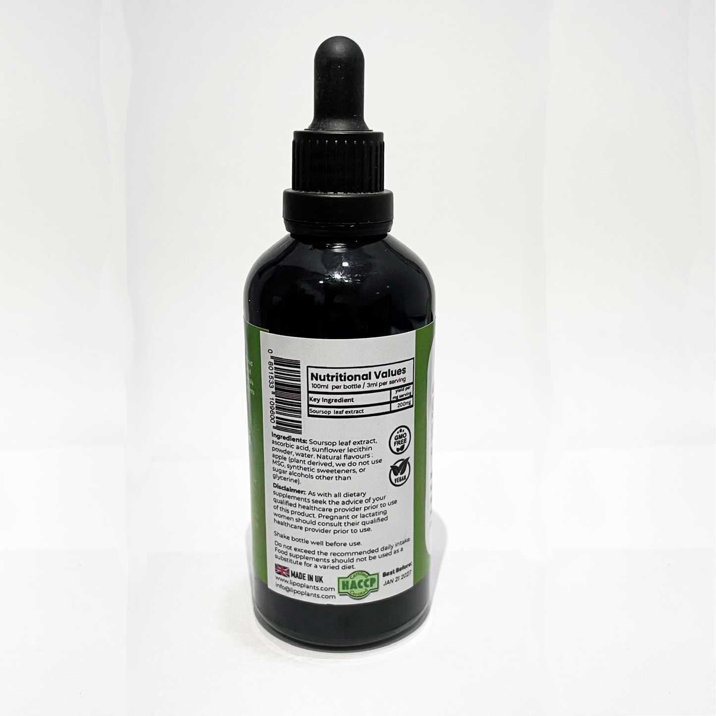 Liposomal Soursop 100ml – Annona Muricata | Wellness & Immune Support.