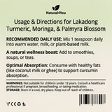 Organic Lakadong Turmeric Moringa Palmyra blossom.