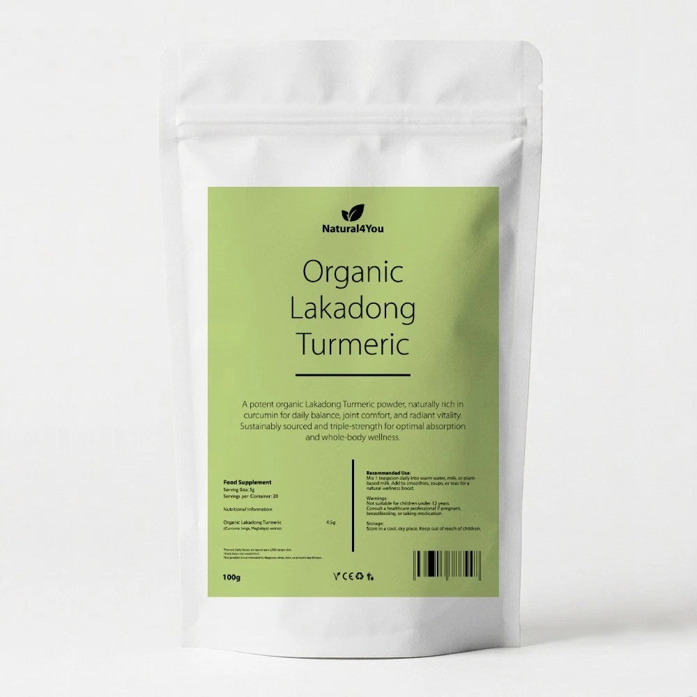 Organic Lakadong Turmeric.
