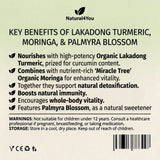 Organic Lakadong Turmeric Moringa Palmyra blossom.