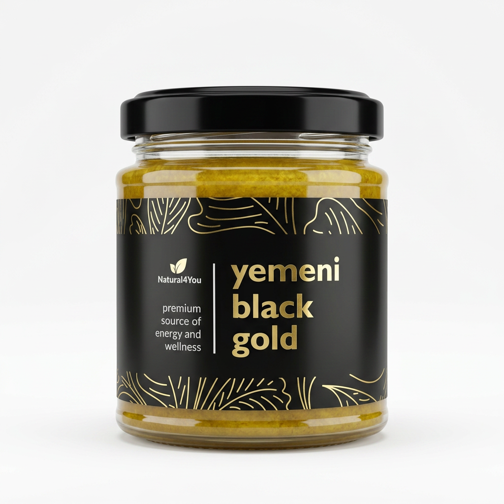 Yemeni Black Gold 220g - Premium Black Sidr Honey & Black Seed Nigella Sativa