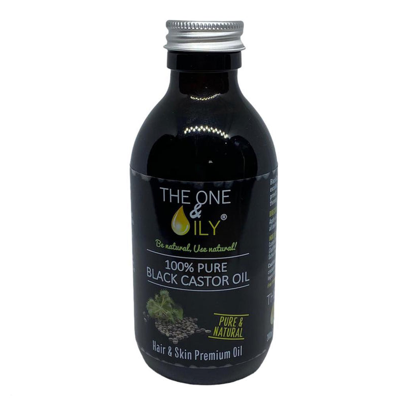 THE ONE & OILY 100% PURE BLACK CASTOR OIL HAIR & SKIN PREMIUM OIL 200ML